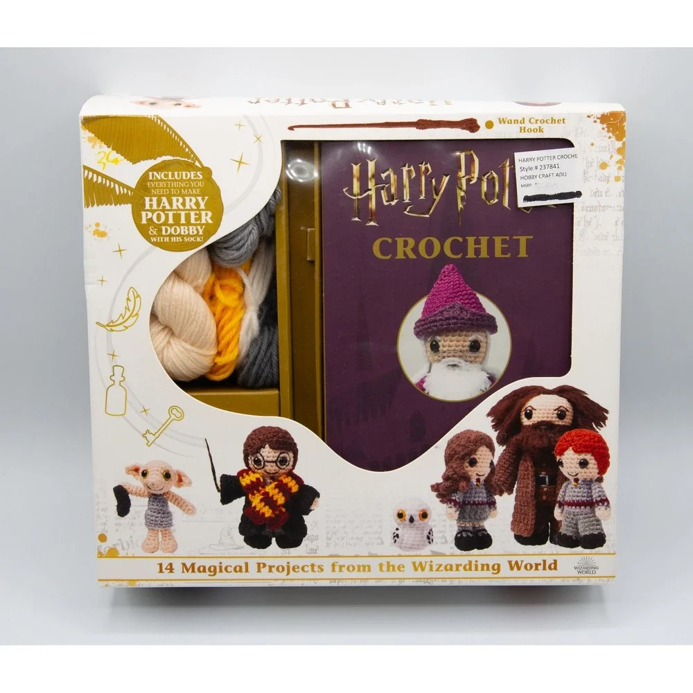 Harry Potter Crochet Kit 14 Projects Yarn Dobby Thunder Bay Press